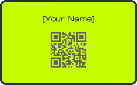 Custom NFC PVC Card back