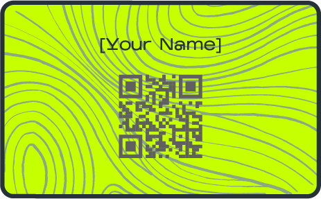 Wood NFC Card back