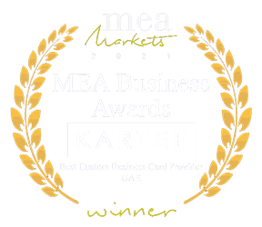 MEA Markets 2021 Best Custom Business Cards Provider UAE